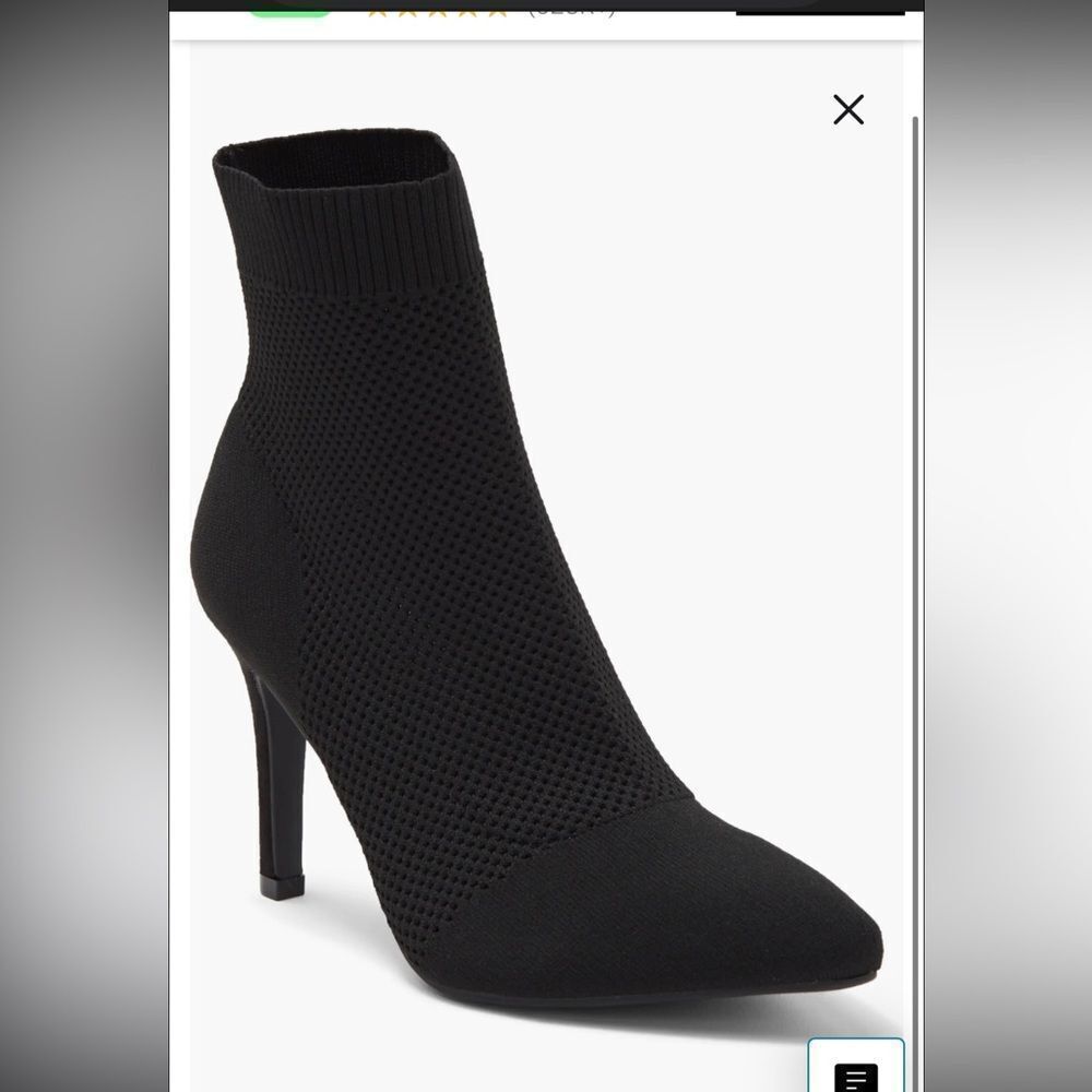 MIA Mckinley Sock Bootie, black size 6
